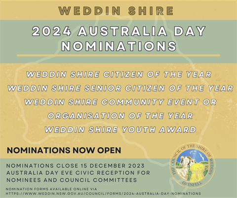2024 Australia Day Nominations Open